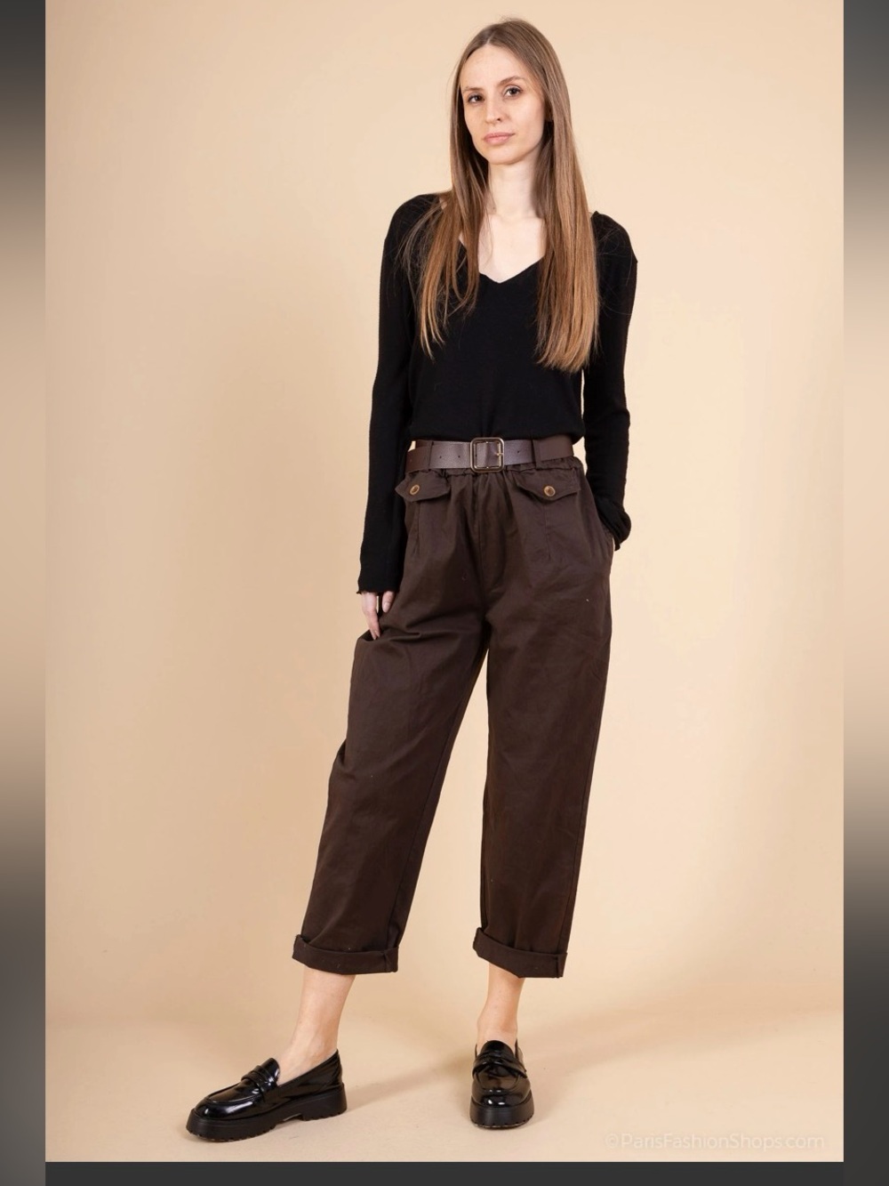 IT61. From Italy 🇮🇹 Classic Tapered Pants with pockets